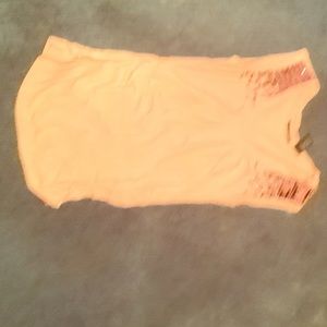 Sleeveless Top, with side gatherings